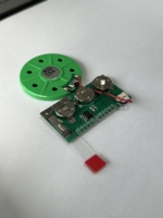 Módulo de chip musical para tarjetas de felicitación, módulo de sonido programable activado por lengüeta deslizante, fácil descarga por parte del usuario
