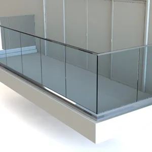 Main courante en aluminium Offre Spéciale/balustrade en verre/garde-corps en verre