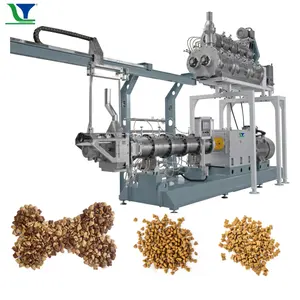 New animal dry kibble dog food extrusion machine grain food pellet making machine