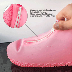 <span class=keywords><strong>Stivali</strong></span> Impermeabili Unisex per Adulti Durevoli Scarpe da Pioggia <span class=keywords><strong>in</strong></span> Silicone Antiscivolo <span class=keywords><strong>con</strong></span> <span class=keywords><strong>Cerniera</strong></span> per Esterno Inverno Estate Neve alla Moda <span class=keywords><strong>con</strong></span> Soletta <span class=keywords><strong>in</strong></span> EVA - Product Image 5