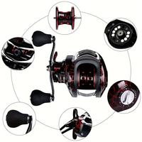 Moulinets de pêche à la carpe en eau salée à grande vitesse 18+1BB 7.2:1 avec bobine métallique pour lancer longue distance en haute mer