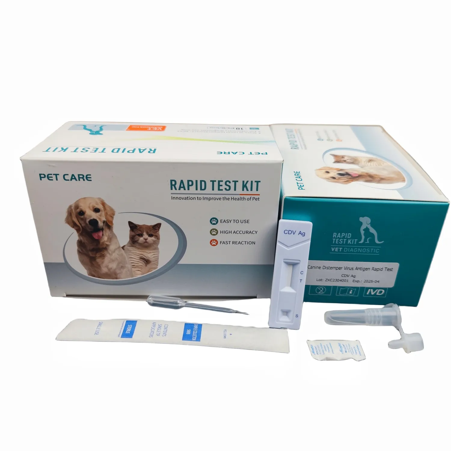 Haustierpflege-Test-Kit EHR Ehrlichia Tierarztdiagnose