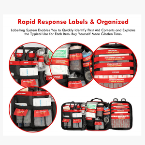 Bolsa de primeros auxilios para viaje, <span class=keywords><strong>bicicleta</strong></span>, deportes, hogar, suministro de entrenamiento médico - Product Image 3