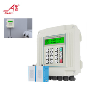 Siêu âm kỹ thuật số lưu lượng kế cảm biến Đồng hồ nước di động LCD hiển thị tốc độ dòng chảy Meter tùy chỉnh OEM cho nước & chất lỏng - Product Image 2