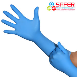 Longueur de coude sans poudre non stérile fournitures de nettoyage ménager gants en nitrile jetables - Product Image 6