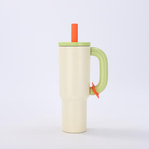 Vaso Térmico de Acero Inoxidable 304 de Gran Capacidad con Pajita para Viajes y Uso al Aire Libre - Product Image 1