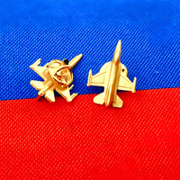 Ailes 3D personnalisées Singapore Airlines épinglettes pour costume hommes Air Algerie aile insigne épinglette capitaine insigne aile d'aviation