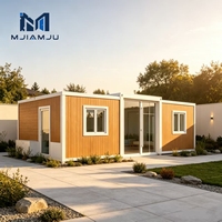 Maison conteneur préfabriquée moderne extensible 20 pieds 40 pieds, résistante aux tremblements de terre et imperméable, idéale pour chambre et appartement