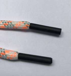 Custom Color Branded Heat Shrink Tube Tips Aglets Cylindrical Shaped Closed Ended for Bags <b>Cord</b> Ends - Product Image 2