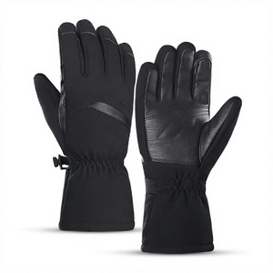 Gants de ski et de snowboard pour hommes, coupe-vent, imperméables, compatibles écran tactile, en polyester et PU, pour sports d'hiver, activités de plein air, entraînement, équipement professionnel - Product Image 4