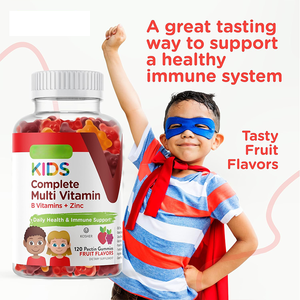 OEM etiqueta privada al por mayor precio alimentos Enfants multivitamina gomitas buen gusto Enfants vitaminas para el desarrollo de la salud general - Product Image 3