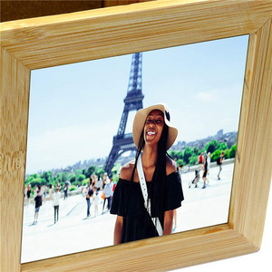 Tre Ảnh Cube Khung Hình Hộp Ảnh Hộp Lưu Niệm Bằng Gỗ Hộp Ảnh Khung Ảnh - Product Image 3