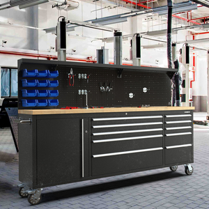 Kinbox Caja de herramientas mecánicas de acero inoxidable de <span class=keywords><strong>84</strong></span> "con herramientas Bandeja de EVA para el hogar - Product Image 2