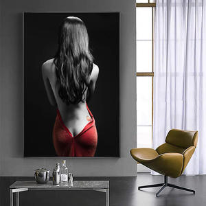 Peinture sur toile personnalisée avec graffitis <span class=keywords><strong>de</strong></span> fesses féminines nues sexy, portrait abstrait, affiche murale pour la décoration <span class=keywords><strong>de</strong></span> la chambre à coucher, huile - Product Image 2