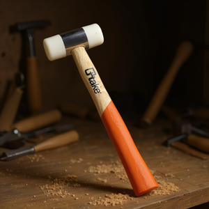 Maillet avec inserts interchangeables 5076, manche en bois, poignée orange, pour ciseaux à bois - Product Image 3