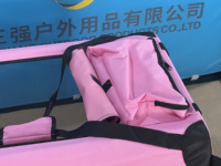 Sac de transport de luxe pour animaux de compagnie boîte de transport de voiture de voyage souple caisse en nylon polyester avec siège à motif solide pour chiens-par fabricant