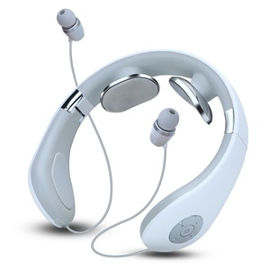 Masseur intelligent 2 en 1 pour le cou et les épaules à usage domestique avec écouteurs sans fil intra-auriculaires - Product Image 1
