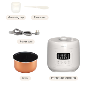 HY 900W Elektrischer Dampfgarer mit Hoher Leistung, 8 Voreingestellten Menüs, Digitaler Smarter Schnellkochtopf und Reiskocher - Product Image 4
