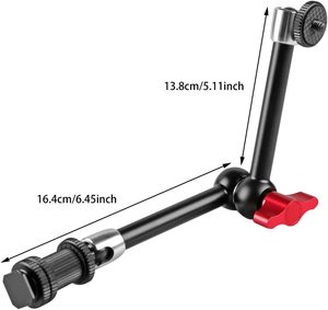 Tùy chỉnh máy ảnh ma thuật cánh tay 9 "11" có thể điều chỉnh có khớp nối ma sát ARM Hot Giày gắn kết SLR máy ảnh Rig Led <span class=keywords><strong>flash</strong></span> light đứng - Product Image 4