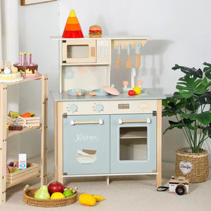 Ensemble de cuisine éducatif en bois Montessori DIY 2026 pour enfants - Jeu de puzzle créatif unisexe à partir de 5 ans - Product Image 3