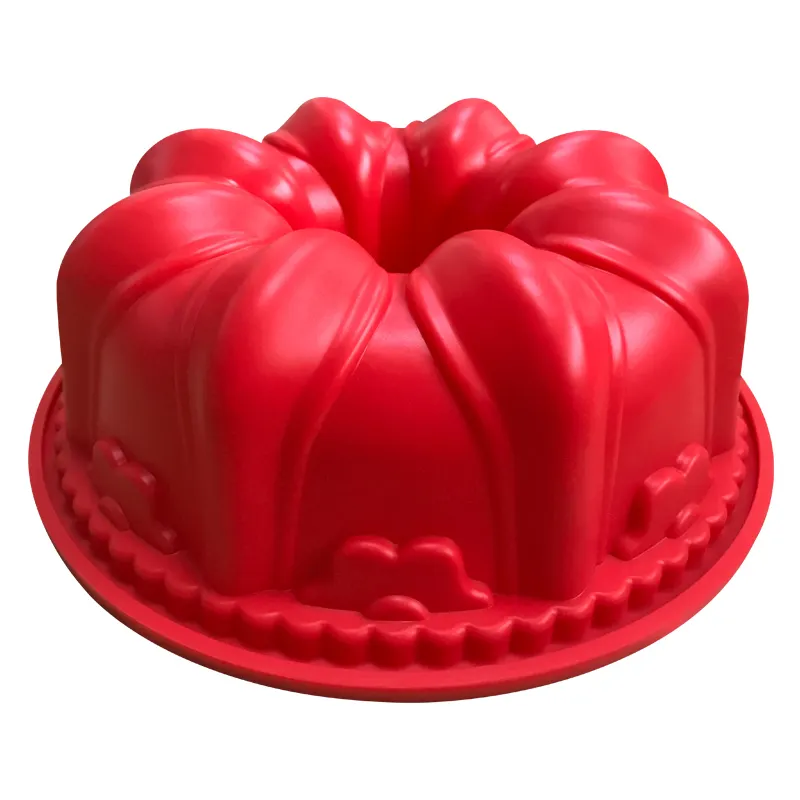 Hot Sale Hochwertige Jumbo-Blumen form Silikon-Kuchen werkzeuge BPA-freie große Punkin-Kuchen formen für Partys