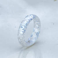 Bague en diamant pour homme, personnalisée, luxueuse, avec un serti facetté, en moissanite blanche/vert bleu VVS GRA, design unique en forme de cercle