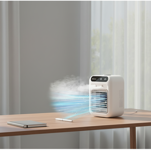 Ventilador <span class=keywords><strong>de</strong></span> <span class=keywords><strong>Aire</strong></span> Acondicionado Personal Mini, Silencioso, Ultraligero, con Batería <span class=keywords><strong>de</strong></span> Alta Capacidad, Portátil, con Dos Modos <span class=keywords><strong>de</strong></span> Velocidad - Product Image 2