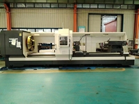 Tour à métaux CNC à lit plat à broche unique horizontale, robuste, CK61100, moteur principal de 15 kW, commande de haute précision, certifié CE pour
