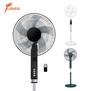 Ventilador de Pedestal de 16 Pulgadas con Control Remoto, Ventilador Silencioso con 5 Aspas, <span class=keywords><strong>Precio</strong></span> de Fábrica, con Temporizador - Product Image 2