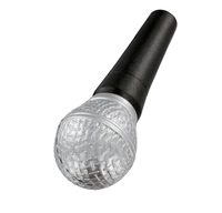 Balle anti-stress souple en forme de microphone pour enfants, jouets à presser, vente en gros, promotionnelle, en mousse PU, jouets anti-stress
