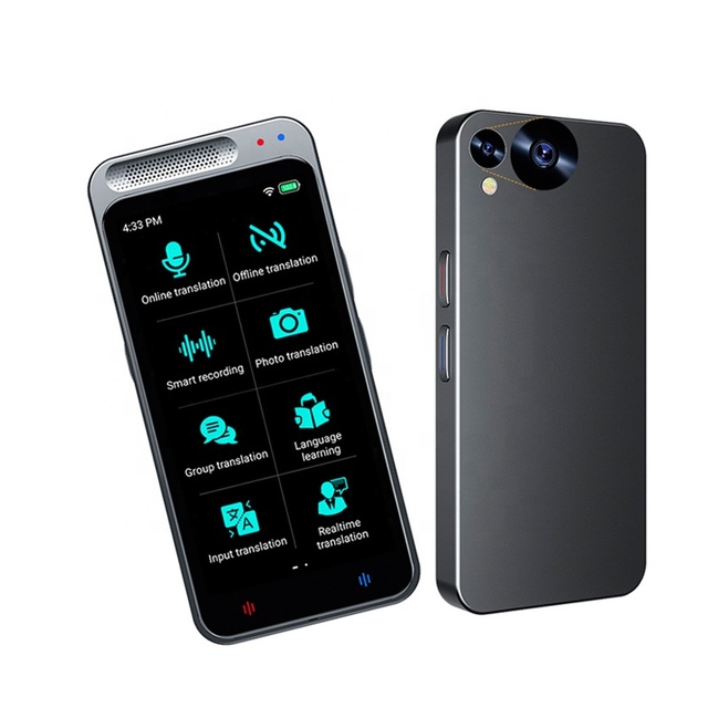 AI Voice Translator Two Way Instant Translators with 138 Languages Online/offline/image/recording Translation Device