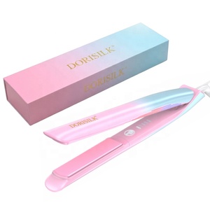 Lisseur de cheveux DORISILK 480F avec affichage de la température LED, fer à lisser portable de 1 pouce - Product Image 1