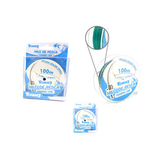 Fil de pêche en nylon tressé vert 0,26 mm * 100 m, fil PE flottant avec motif de filets de pêche pour ruisseaux/lacs/rivières - Product Image 3