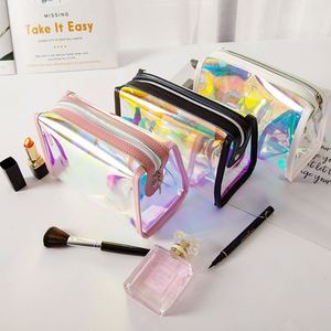 Bolsa de Maquillaje Transparente con Cierre de TPU, Bolsa para Lápiz Labial, Organizador de Artículos de Aseo, Bolsa de Cosméticos Transparente para Viaje - Product Image 2