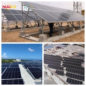 ระบบโซลาร์เซลล์แบบโมโนคริสตัลไลน์ 10kW 20kW 30kW สำหรับบ้านแบบออฟกริดและออนกริด พร้อมแบตเตอรี่ลิเธียมไอออน MPPT ชุดเก็บพลังงานแสงอาทิตย์ - Product Image 1