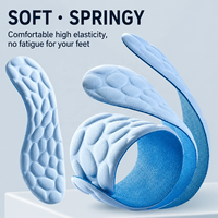 Semelles intérieures de sport en forme de U, technologie 4d Cloud, mousse à mémoire de forme super douce pour un confort et une protection des pieds, unisexe