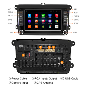 Autoradio Android 11 Carplay Android Auto 2 Din <span class=keywords><strong>7</strong></span> ", GPS BT FM RDS pour Volkswagen/<span class=keywords><strong>VW</strong></span>/PASSAT/POLO/<span class=keywords><strong>GOLF</strong></span> 5 6/TOURAN - Product Image 5