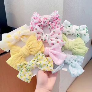 3 pz/set accessori per capelli da principessa per bambini alla moda con fiocco in tessuto Set di fermaglio per capelli con fiocco grande colorato per ragazza - Product Image 5