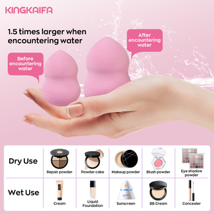 Tốt nhất bán thấp moq đầy màu sắc xách tay Polyurethane mỹ phẩm <span class=keywords><strong>Puff</strong></span> <span class=keywords><strong>Latex</strong></span> miễn phí chất lượng cao vẻ đẹp dễ thương bọt biển <span class=keywords><strong>Puff</strong></span> trang điểm - Product Image 6