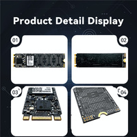 GUDGA M2 NGFF SATAIII SSD M.2, 2280mm 512GB 1TB 2TB 4TB 128GB 256GB Hard Disk Internal HDD SATA untuk Desktop Laptop PC