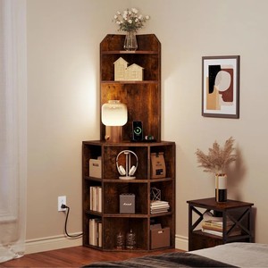 Nordic Mount Aufbewahrung modernes Bücherregal Kinder Bücherregal Lesereih Portable Trennwand Kinderzimmer Schreibtisch Büro Eiche-Buchregal - Product Image 4