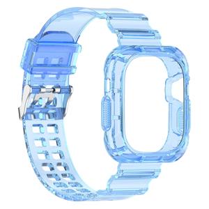 <span class=keywords><strong>Bracelet</strong></span> de montre, remplacement de la coque et des bracelets, TPU transparent 40 42 mm pour montre 8 Ultra, <span class=keywords><strong>bracelet</strong></span> de montre - Product Image 1