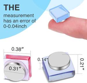 แม่เหล็กติดตู้เย็น24สีแบบโมเสกแม่เหล็กติดตู้เย็นสีสันสดใสสำหรับตกแต่งห้องครัว - Product Image 3