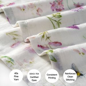 Manta Envolvente <span class=keywords><strong>de</strong></span> Muselina Grande <span class=keywords><strong>de</strong></span> Algodón Orgánico <span class=keywords><strong>de</strong></span> Bambú <span class=keywords><strong>de</strong></span> 47 Pulgadas, para Bebés, Venta al Por Mayor del Fabricante - Product Image 3