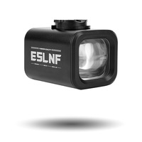 Luz Delantera para Bicicleta de Aleación de Aluminio, Recargable, con Bocina, Iluminación Nocturna, 2400mAh, para Ciclismo de Montaña y Carretera