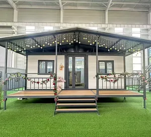 บ้านคอนเทนเนอร์สำเร็จรูปขนาด 20/30/40 ฟุต แบบปรับแต่งได้ สำหรับหอพัก/บ้านพักขนาดเล็ก/มินิ ขยายได้/ประกอบสำเร็จ/เคลื่อนย้ายได้ หรูหรา - Product Image 4