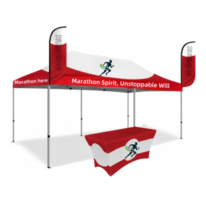 เต็นท์ดีลักซ์ขนาด 3x6 เมตร ผ้าเต็นท์พิมพ์ลาย สำหรับกิจกรรมกลางแจ้ง กีฬา งานปาร์ตี้ แสดงสินค้า เต็นท์พับได้สำหรับโฆษณาและแผงลอย - Product Image 3