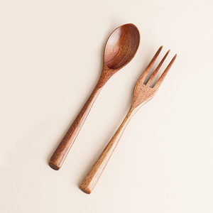 Cuillères à soupe en bois et plastique, pour mélanger, cuillère à Long manche avec ustensiles de cuisine de Style <span class=keywords><strong>chinois</strong></span> et japonais - Product Image 2