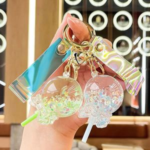 En gros Porte-clés Sucette en forme de bonbon arc-en-ciel, Accessoires de couple, Porte-clés mignon, Pendentif de sac, Cadeau raffiné - Product Image 2
