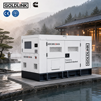 Groupe électrogène diesel Cummins super silencieux 38 KVA, générateur diesel 30 KW à faible bruit, triphasé AC, refroidi par eau, centrale électrique